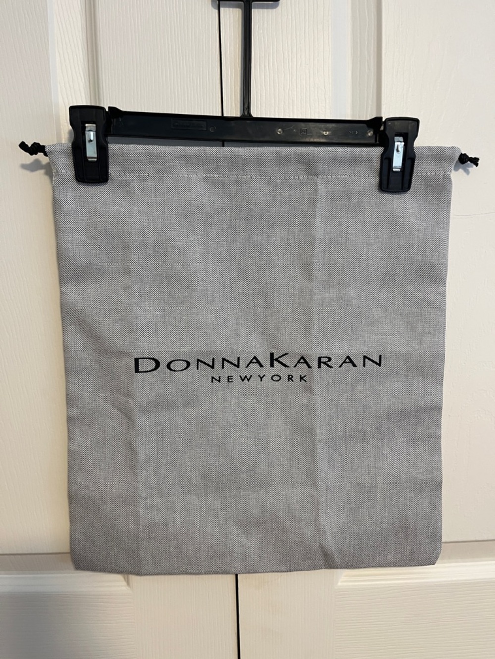 Donna Karan New York Gray Drawstring Dust Bag